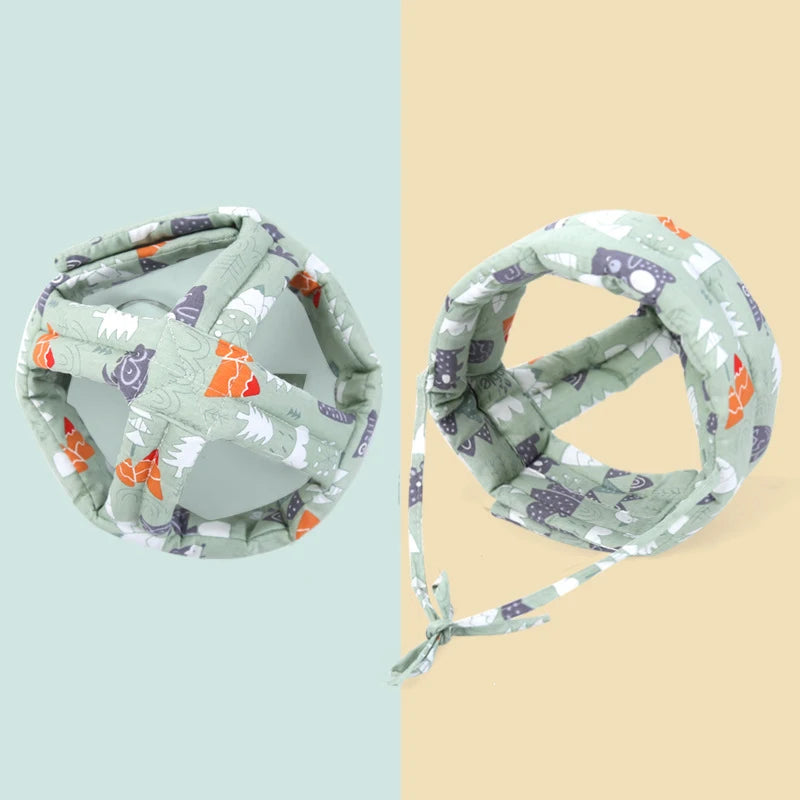 Baby Safety Helmet – Adjustable, Soft & Anti-Collision Head Protector