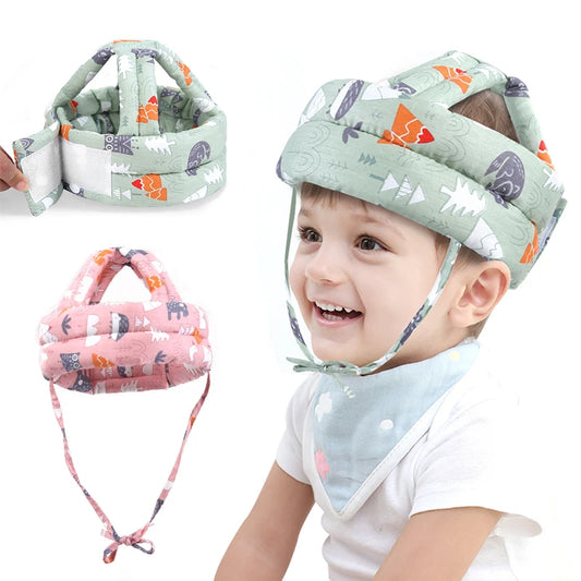 Baby Safety Helmet – Adjustable, Soft & Anti-Collision Head Protector