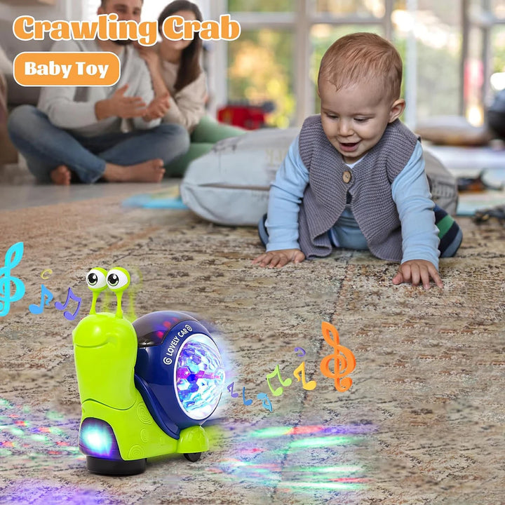 Crawling Snail Baby Toy – Watch Your Baby Crawl, Play, and Learn