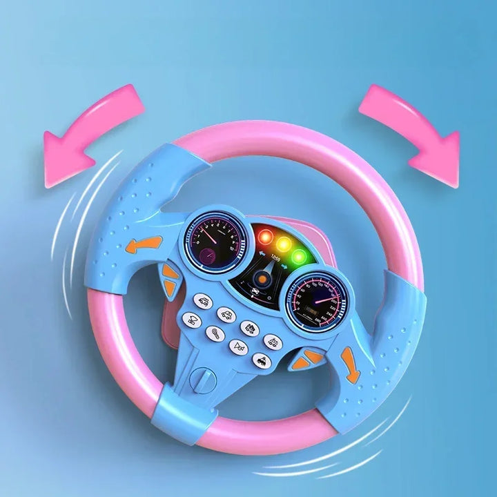 Infant Steering Wheel Toy - Interactive Early Education Toy for Kids