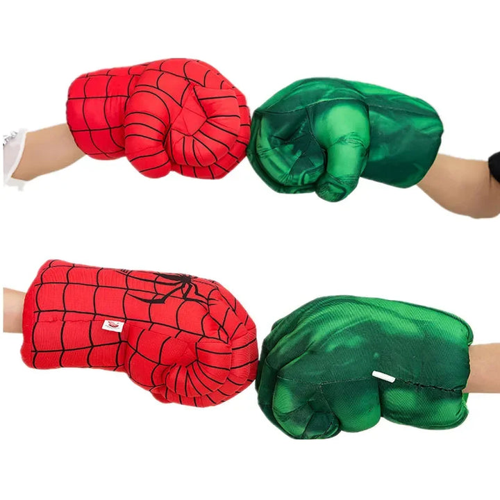 Cartoon Foam Boxing Punch Gloves for Kids Costume Party Superhero Dress Up Fighter Props