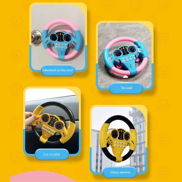 Infant Steering Wheel Toy - Interactive Early Education Toy for Kids