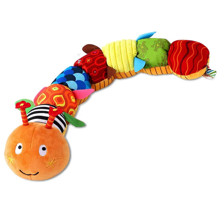 Baby Rattle Musical Caterpillar Toy - Soft Sensory Plush for Infants